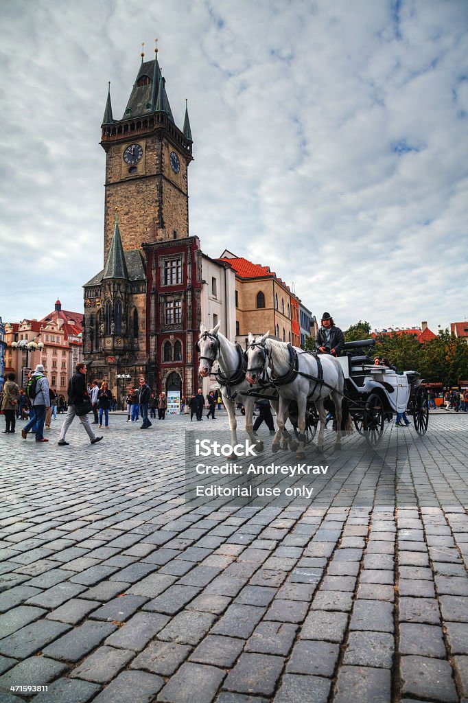 Altstadt-Platz in Prag - Lizenzfrei Alt Stock-Foto