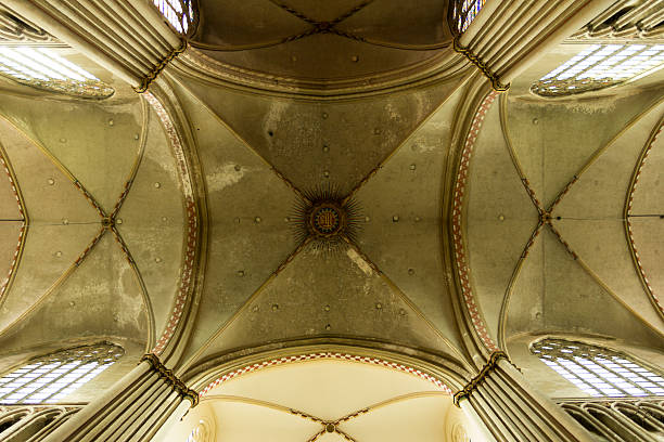 St. Salvator's Cathedral The ceiling of the St. Salvator's Cathedral in Bruges, Belgium. st salvator's cathedral stock pictures, royalty-free photos & images