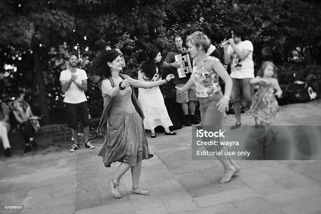 Music Festival Berlin 2013 Berlin, Germany - June 21, 2013: Fete de la Musique Berlin 2013,  Street scene, European Music Fest takes place every year on 21st June as a live music celebration Mauerpark Stock Photo