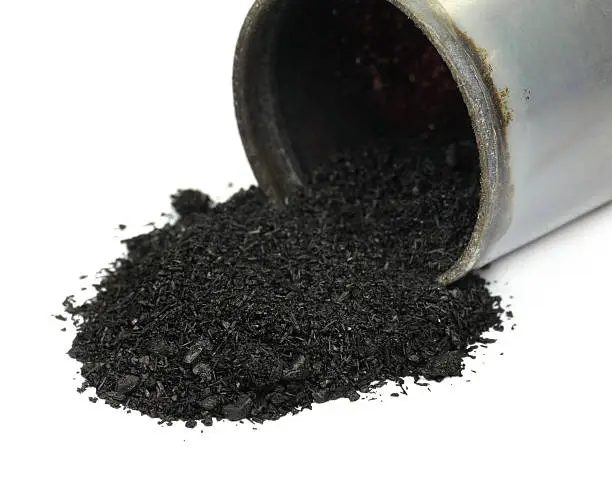 Photo of Solid potassium permanganate