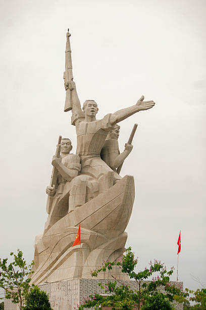 Viet Nam Communism Monument at Dong Thap - Vietnam special forces vietnam stock pictures, royalty-free photos & images