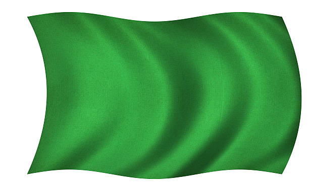 libysche flagge - libya flag libyan flag three dimensional shape stock-fotos und bilder