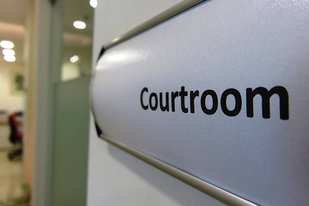 istock Court room sign 471597352