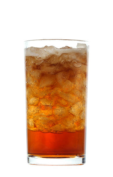 istock Cold soda iced drink in a glasses isolate on white 471597830
