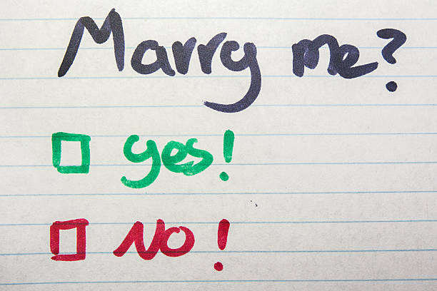 istock Do you marry me, yes or no 471597920