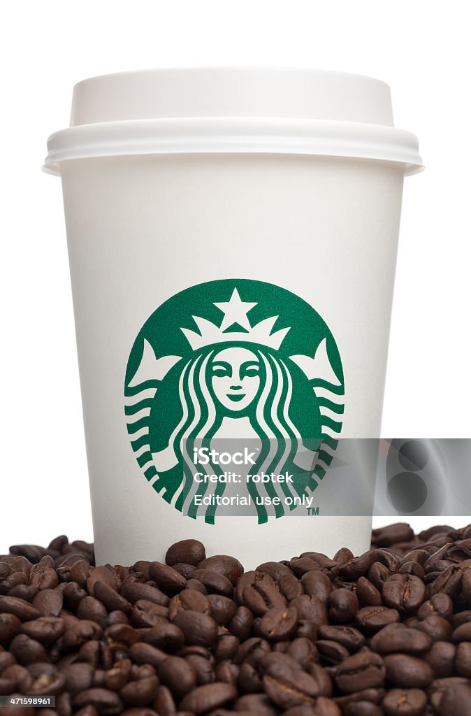 Café Starbucks, gros plan - Photo de Starbucks libre de droits