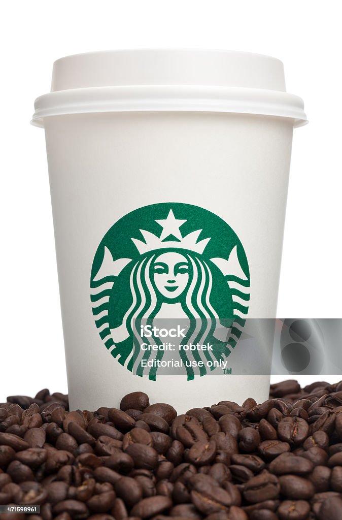 Café Starbucks Close-Up - Foto de stock de Starbucks royalty-free