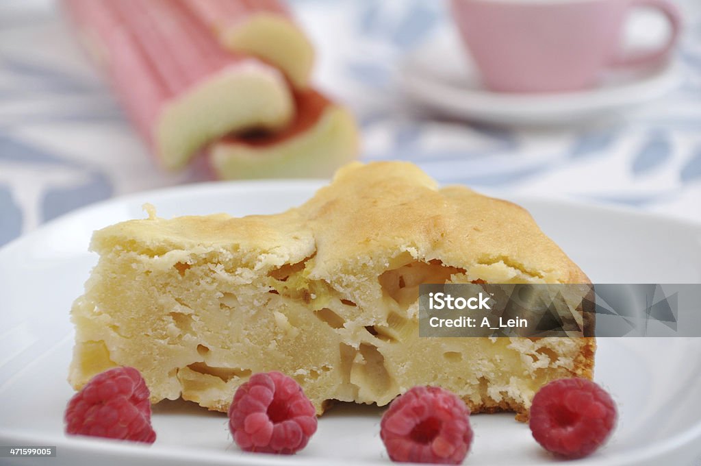 Rabarbaro Torta - Foto stock royalty-free di Alimentazione sana
