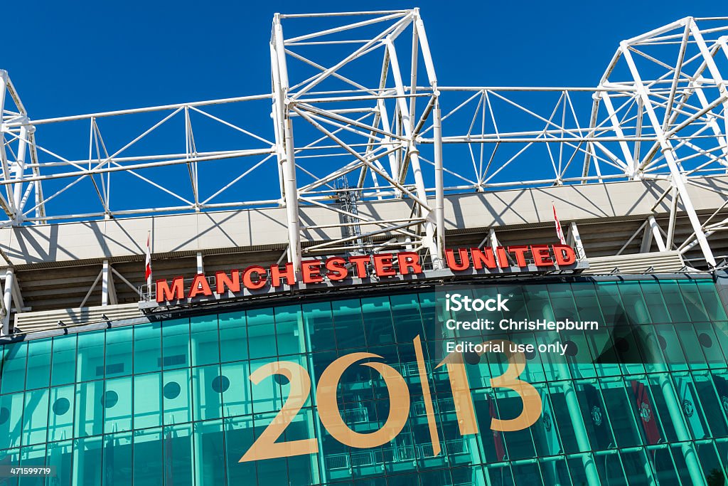 Estadio de fútbol Old Trafford, Manchester United - Foto de stock de Aire libre libre de derechos