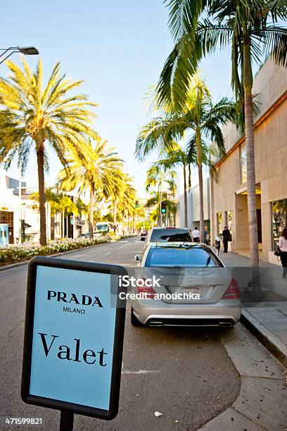 Servizio Di Parcheggio Vicino A Prada Negozio Di Rodeo Drive - Fotografie stock e altre immagini di Ambientazione esterna