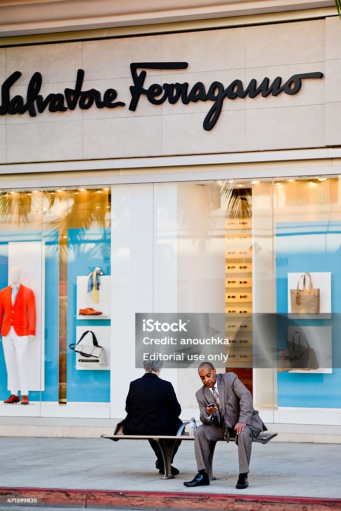 Salvatore Ferragamo magasin sur Rodeo Drive, à Beverly Hills - Photo de Adulte libre de droits