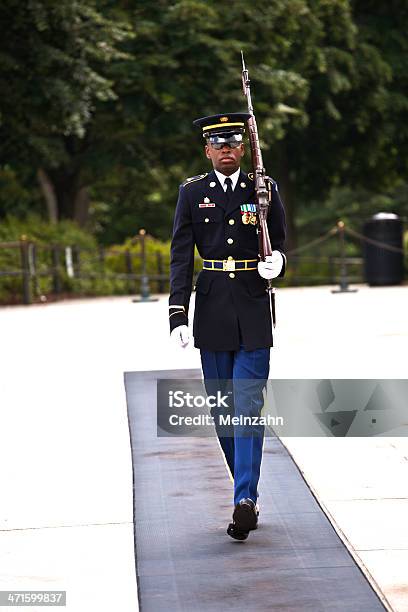 Cambio Della Guardia Di Arlington - Fotografie stock e altre immagini di Monumento al milite ignoto - Arlington - Monumento al milite ignoto - Arlington, Adulto, Albero