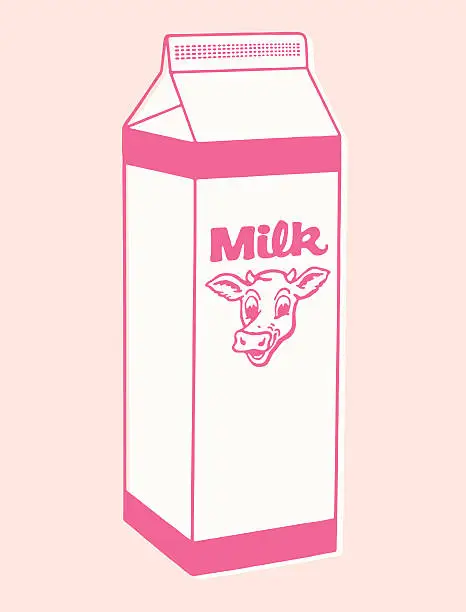 Vector illustration of Milk Carton