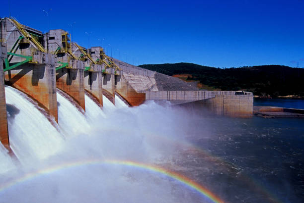 hydroeletric 発電所 - hydroelectric power station 写真 ストックフォトと画像