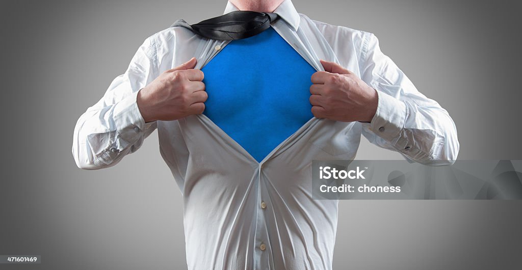 Empresário de super-herói - Foto de stock de Conceito royalty-free