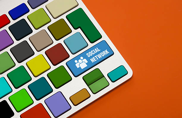 istock Social Media or Network Concept on a keyboard 471602231