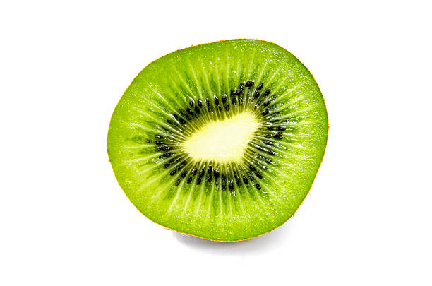 istock Sliced Kiwi isolatated on white background 471602631