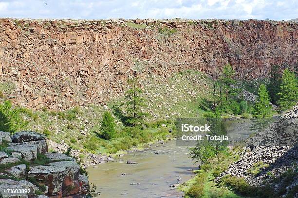 River Canyon In Mongolia Stock Photo - Download Image Now - 2015, Adventure, Asia