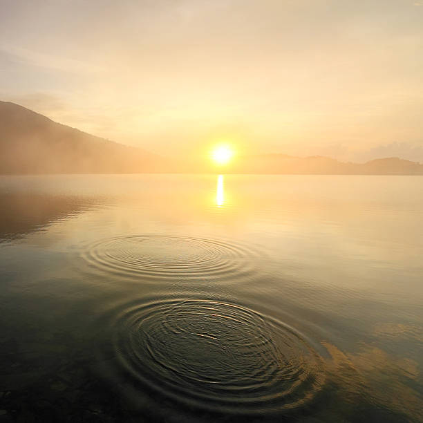 istock Misty at lake morning light 471604899