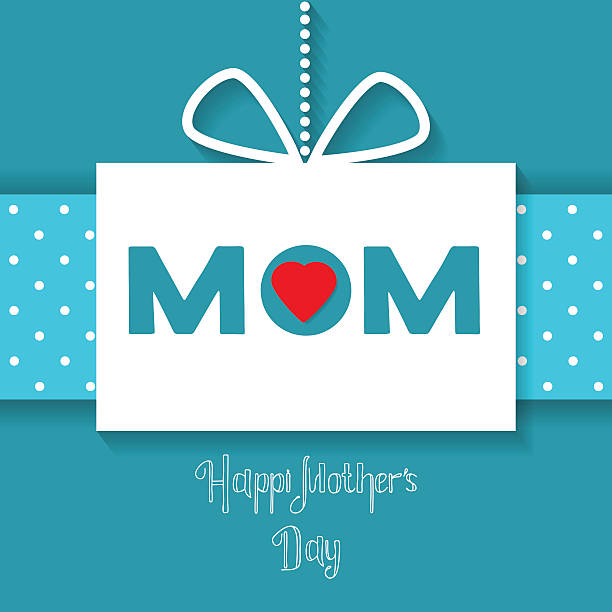 ilustrações de stock, clip art, desenhos animados e ícones de vector cartão de feliz dia das mães comemoração - mother gift