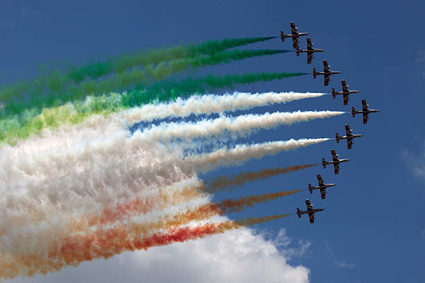 Italian air show stock photo