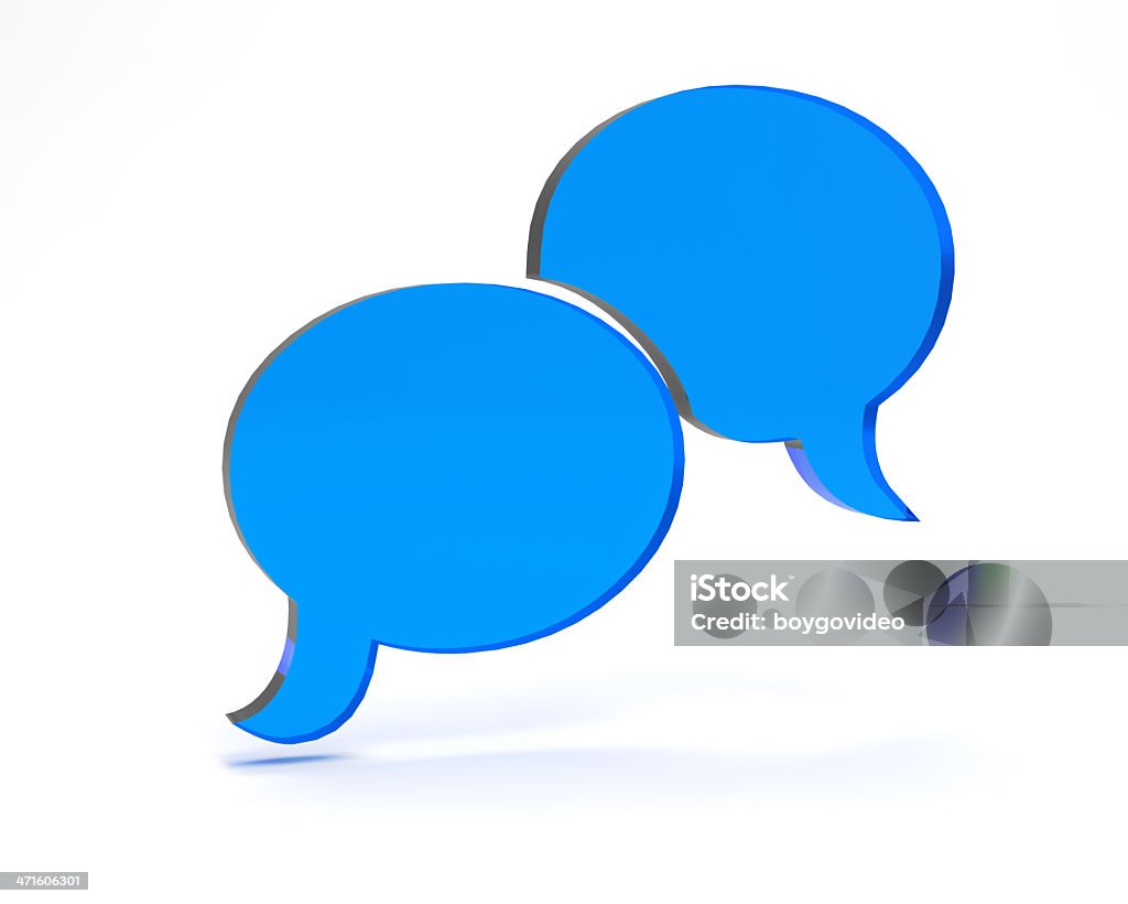 talk icon for web Blogging Stock Photo