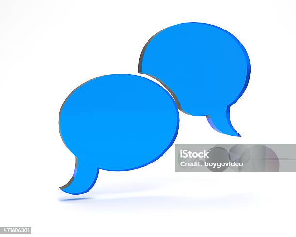 Talk Stock Photo - Download Image Now - Blogging, Blue, Brand Name Online Messaging Platform