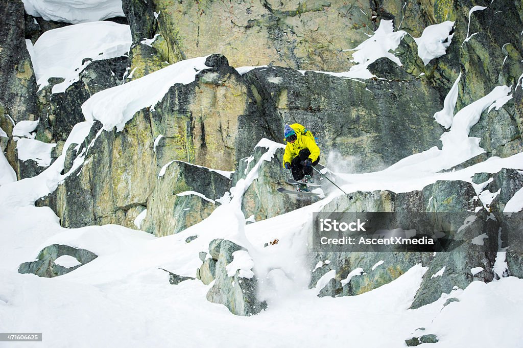 Extreme Esquiador - Foto de stock de Artigo de vestuário para cabeça royalty-free