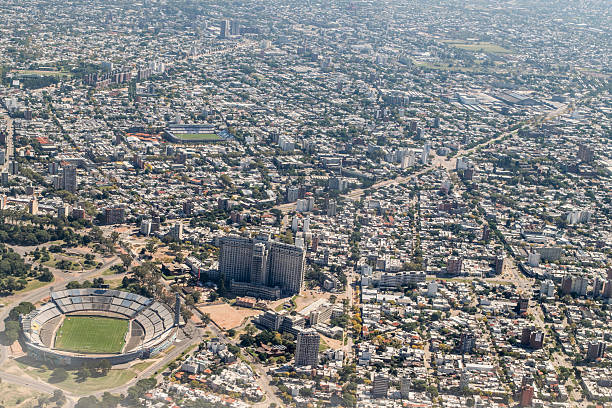istock Aerial View of Montevideo from Window Plane 471606728