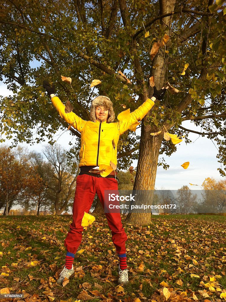 Homem de outono - Foto de stock de Adulto royalty-free