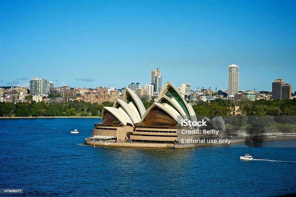O Sydney Opera House vista - Foto de stock de Austrália royalty-free