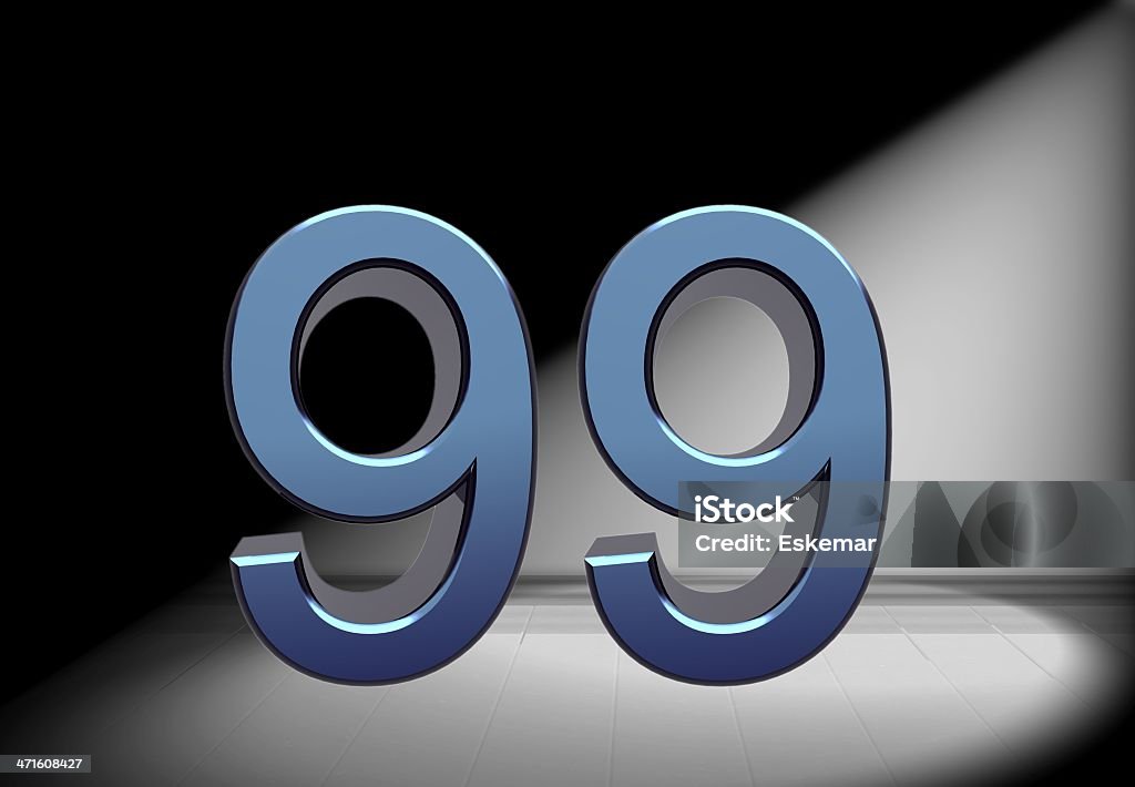 99 Black Color Stock Photo