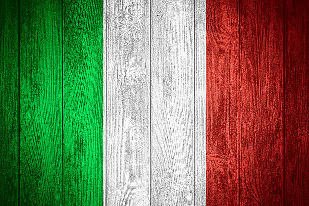 Italy flag stock photo