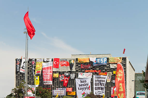 Proteste della Turchia - foto stock