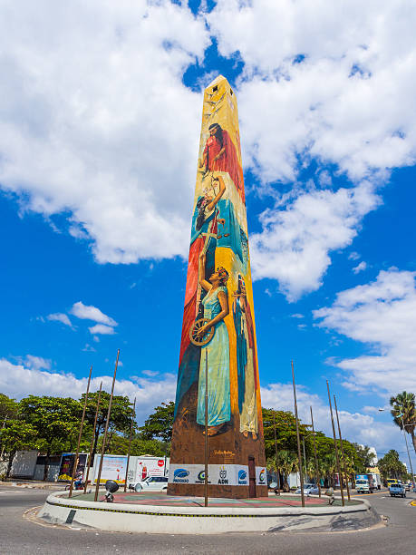 obelisco el malecon, república dominicana - santo domingo - fotografias e filmes do acervo