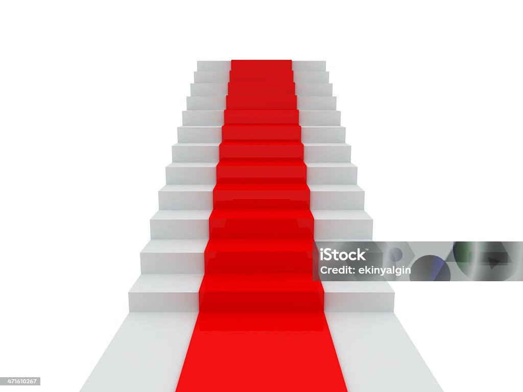 Escalier avec tapis rouge - Photo de Adulation libre de droits