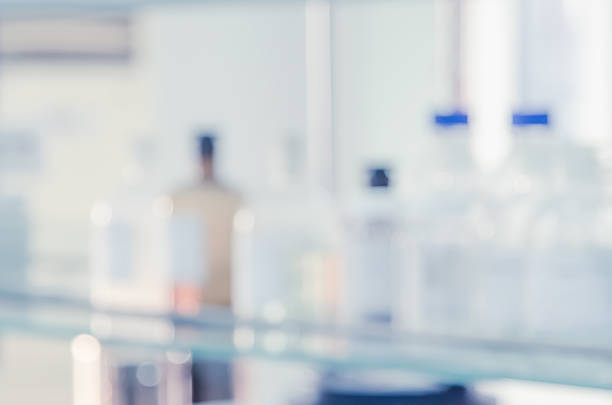 istock Laboratory interior out of focus, template for a poster, webpage 471610374