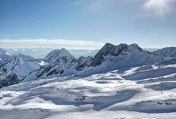 istock Glacier skiing: Zugspitze mountain - Top of Germany. 471610895