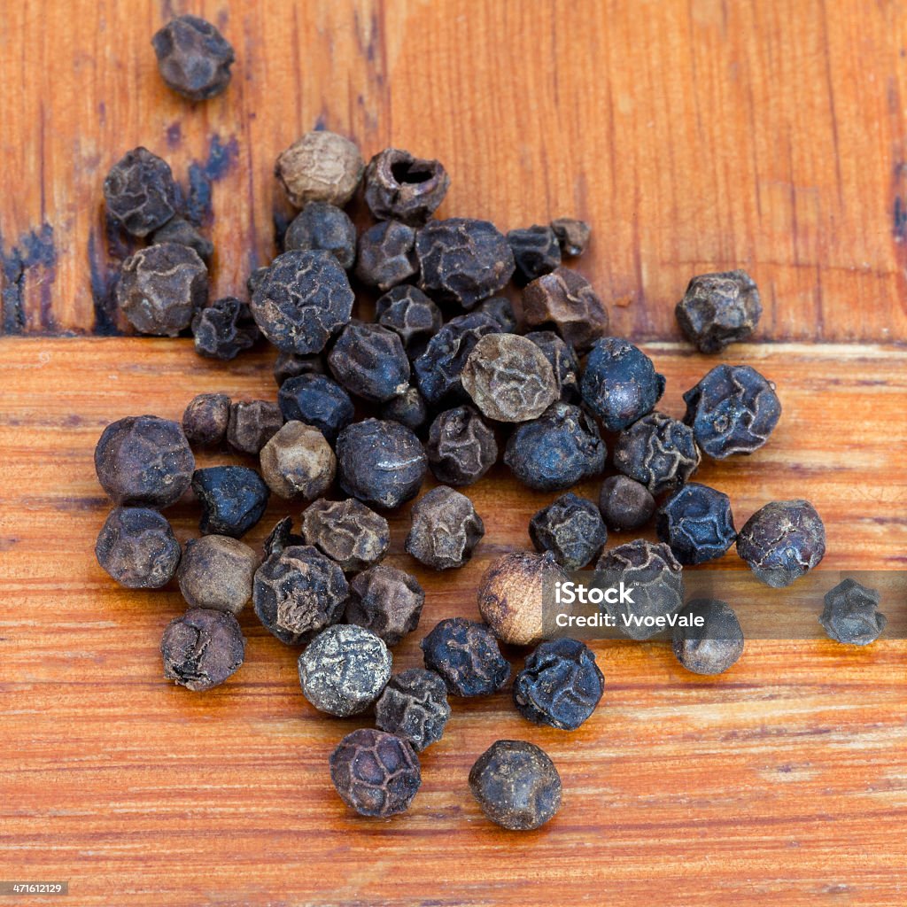 Semillas de pimienta negra - Foto de stock de Alimento libre de derechos