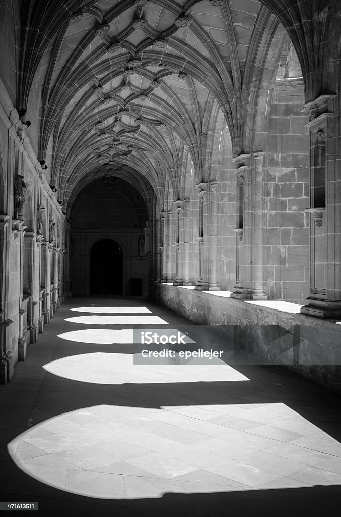 Canas cloister - Foto de stock de Abadia - Mosteiro royalty-free