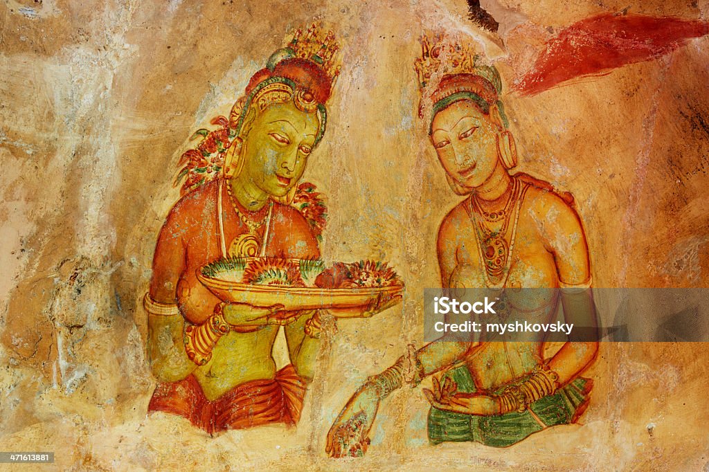 Sigirija Dama - Zbiór zdjęć royalty-free (Apsara)