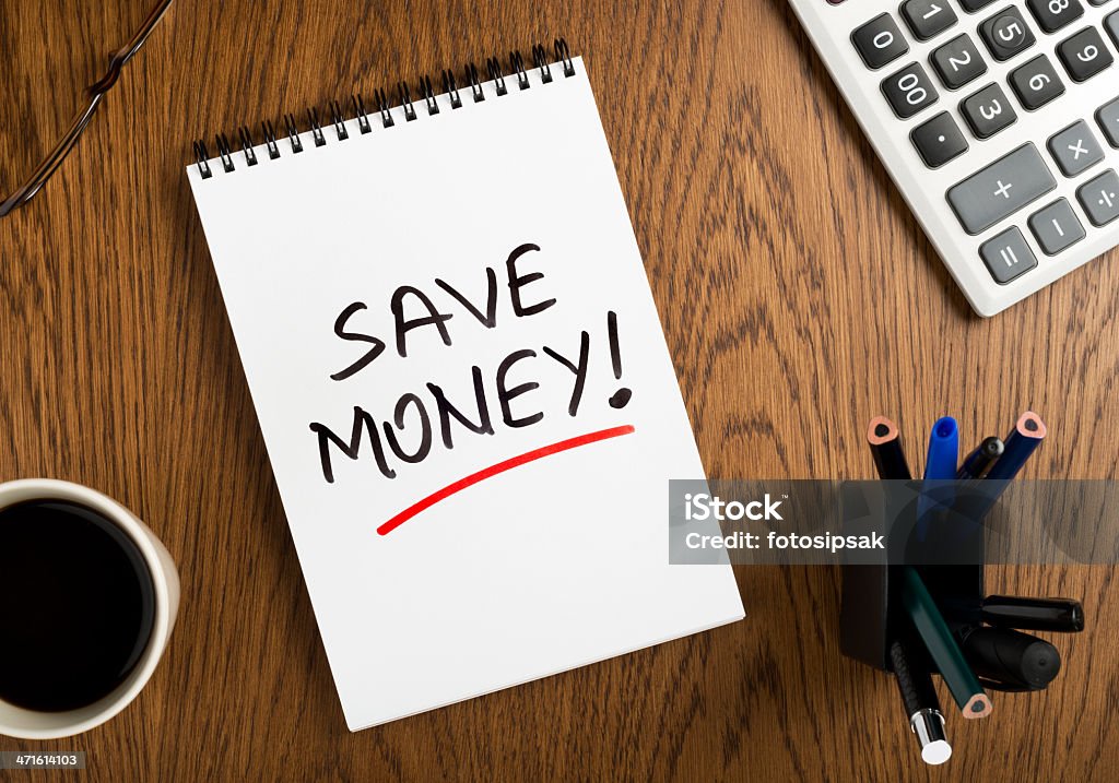 Risparmia denaro - Foto stock royalty-free di Aspirazione