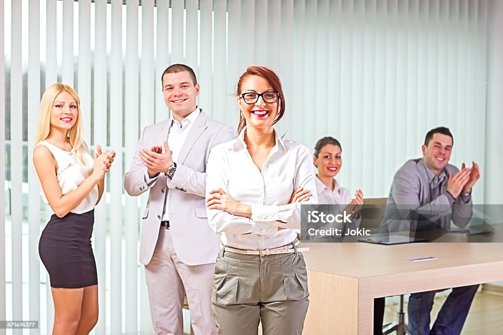 Business persone alla conference call. - Foto stock royalty-free di Adulto