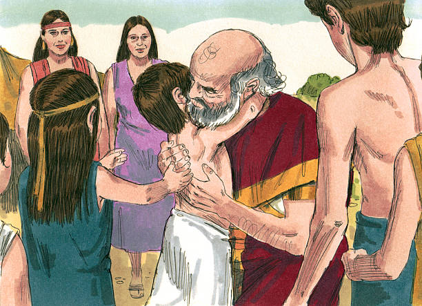 istock Jacob's Family Says Good-bye to Laban 471615473