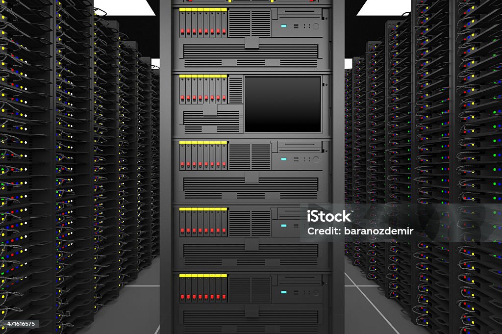 Hi Tech Computer Center Hitech Data Center Stock Photo - Download Image Now - Business ...