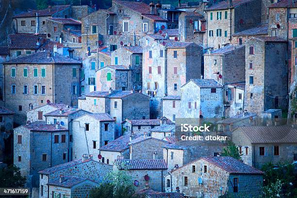 Ancient Building In A Row Italy Stock Photo - Download Image Now - Ancient, Apartment, Architecture