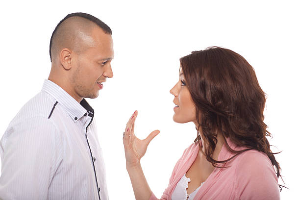 istock Portrait Of Young Couple Talk 471617953