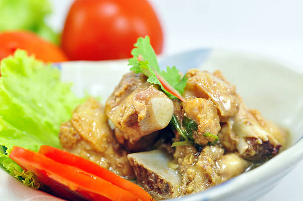 istock Roasted pork ribs in a plate 471618097