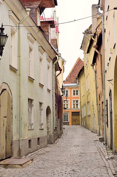 istock Old Town Tallinn Cobblestone Street 471618280