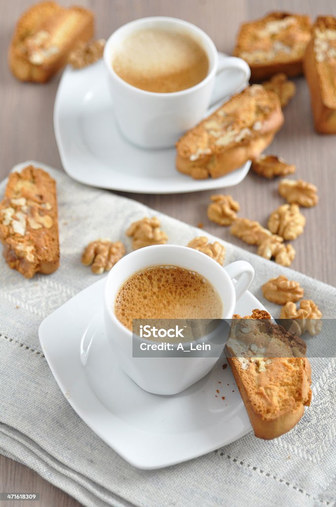 Italiano Cantuccini'Cookies' - Royalty-free Bebida Foto de stock